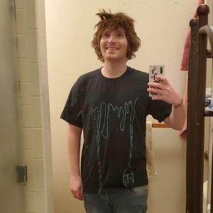 Drippy shirt men's medium black